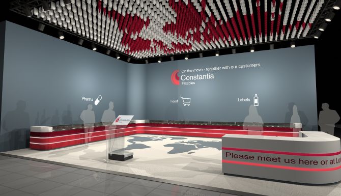 Constantia Flexibles - Messestand Bild